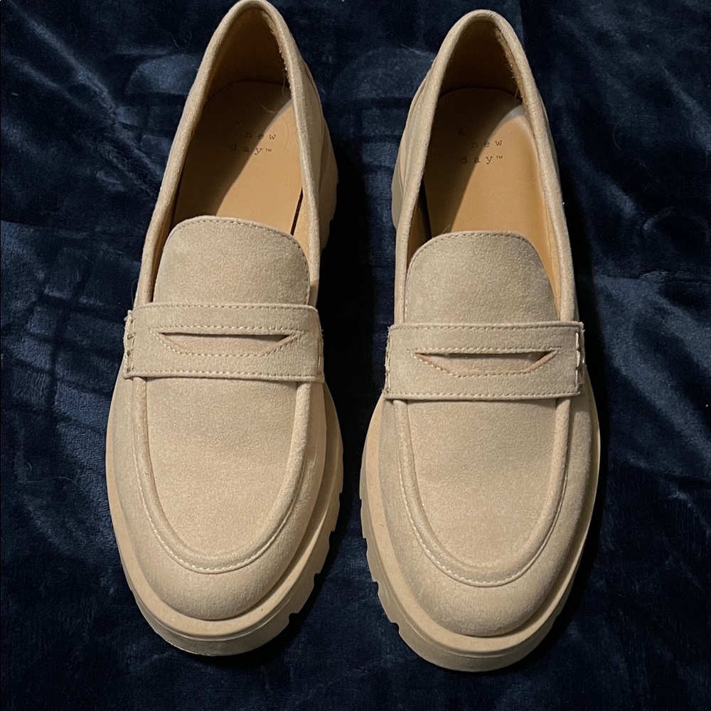 Suede loafers